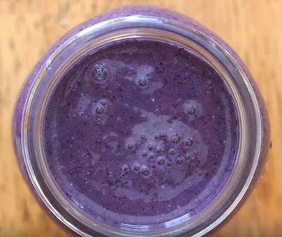 CHIA, BLUEBERRY & HIGH PHENOL UP HOJIBLANCA OLIVE OIL SMOOTHIE