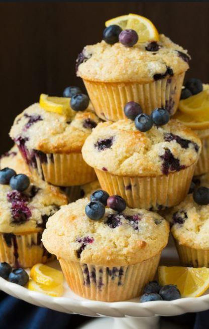 Lemon Blueberry Muffins!