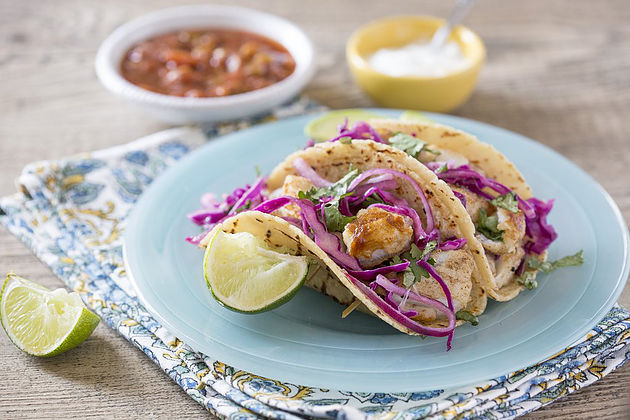 Spicy Fish Tacos with Cabbage Slaw | Olive the Best