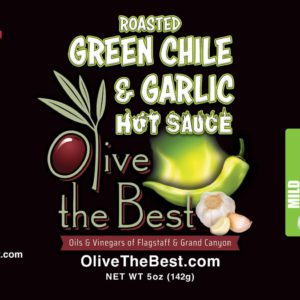 ROASTED GREEN CHILE & GARLIC Hot Sauce